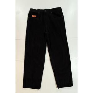 Empyre Corduroy Pants Men's Size 32 Black Loose Fit Baggy Skating Pants Y2K (22)